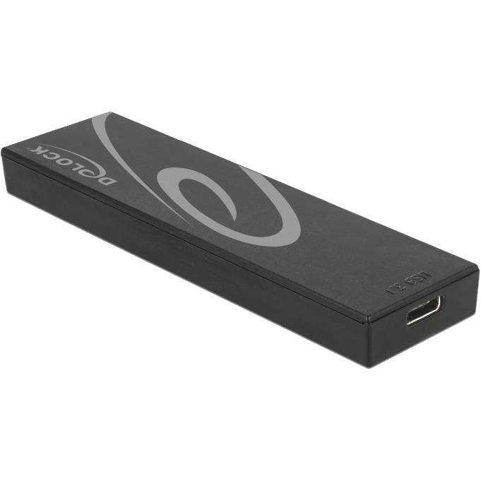 DeLOCK Externe behuizing M.2 SATA SSD externe behuizing 42597, USB Type-C