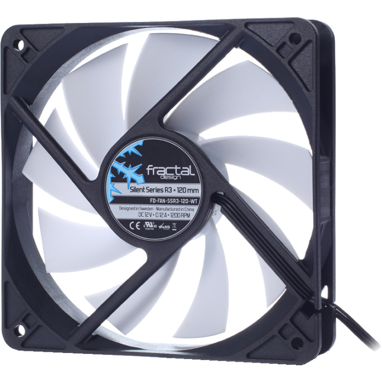 Fractal Design Silent Series R3 120mm case fan 3-pin aansluiting