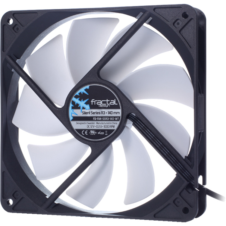 Fractal Design Silent Series R3 140mm case fan 3-pin aansluiting