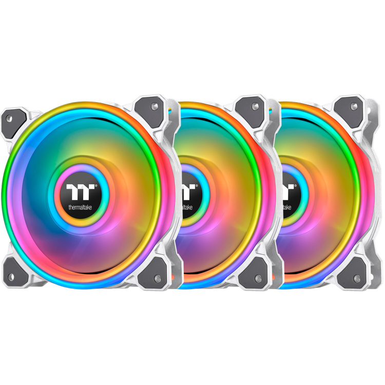 Thermaltake Riing Quad 12 RGB Radiator Fan TT Premium Edition 3 Pack case fan 3 stuks, Incl. controller