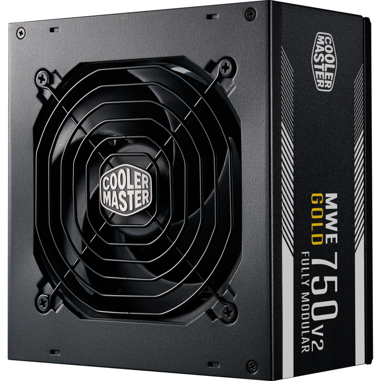 Cooler Master MWE Gold 750 - V2 (Full Modular) voeding 4x PCIe, Full Kabel-management