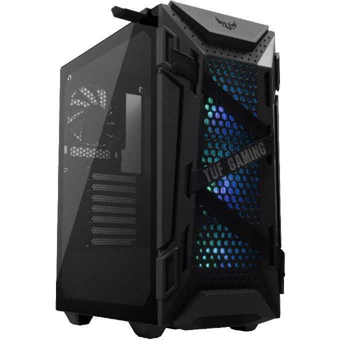 ASUS TUF Gaming GT301 tower behuizing 2x USB-A | RGB | Tempered Glass
