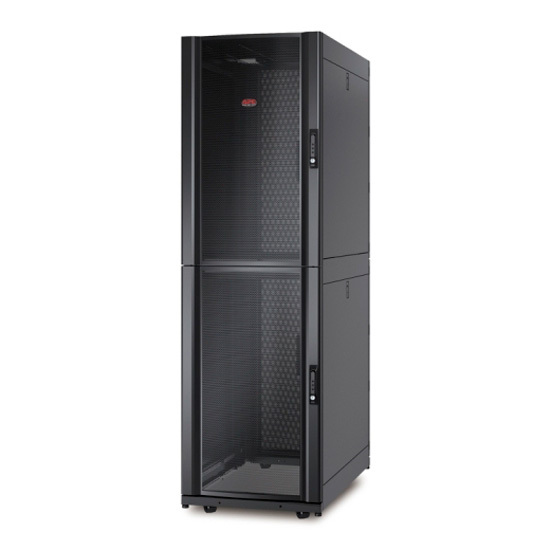 APC NetShelter SX Colocation 42U met zijpanelen server rack 600 x 1070 x 1991mm, twee compartimenten