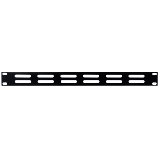 DSI 19 inch geperforeerd afdekpaneel - DS-Blind1-perf afdekking 483 x 10 x 45 mm