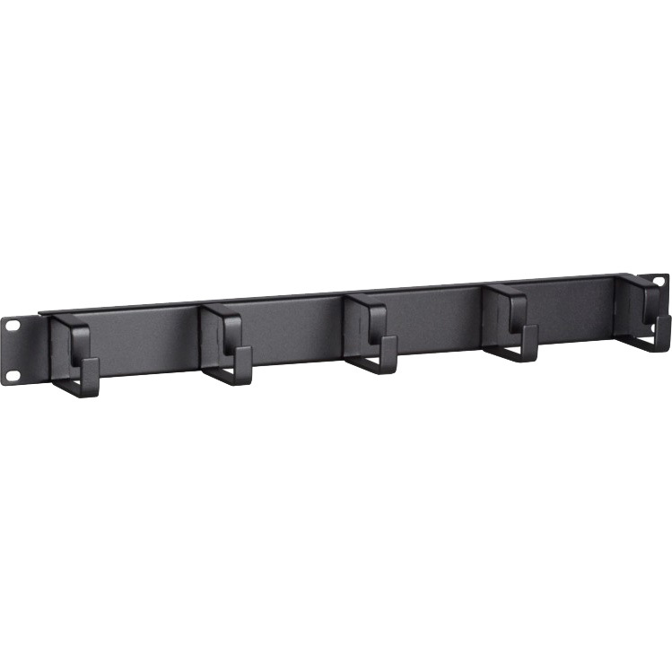 DSI 1U 19 inch metalen kabelgoot 5 haken - DS-1904 kabelmanagement 483 x 75 x 45 mm