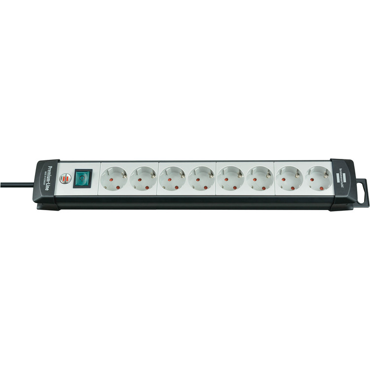 Brennenstuhl Premium-Line 8x stekkerdoos 1951580101, voor 8 stekkers, 5m