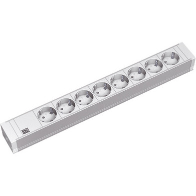 Bachmann IT PDU power strip 8x sockets PVC (333.601) stekkerdoos voor 8 stekkers, 19 inch