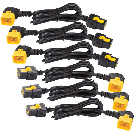 APC Stroomkabel kit C19 - C20 IEC kabel 6x 1,2 meter, 6 stuks, AP8714R