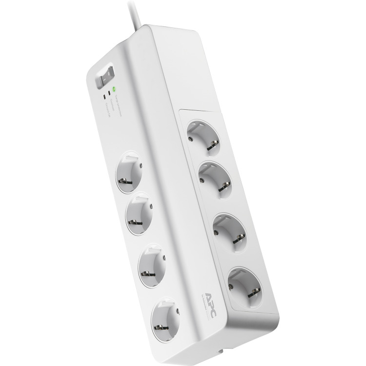 APC Stekkerdoos met overspanningsbeveiliging 8x stekkerdoos voor 8 stekkers, PM8-GR