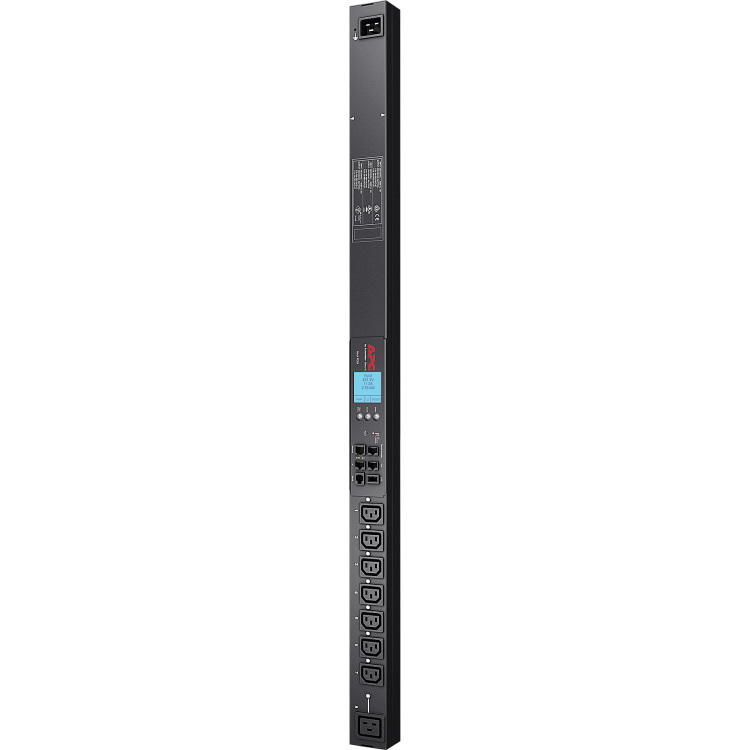 APC Rack PDU 2G Switched AP8958EU3 stekkerdoos ZeroU, 7x C13, 1x C19, IEC 309 16A stekker
