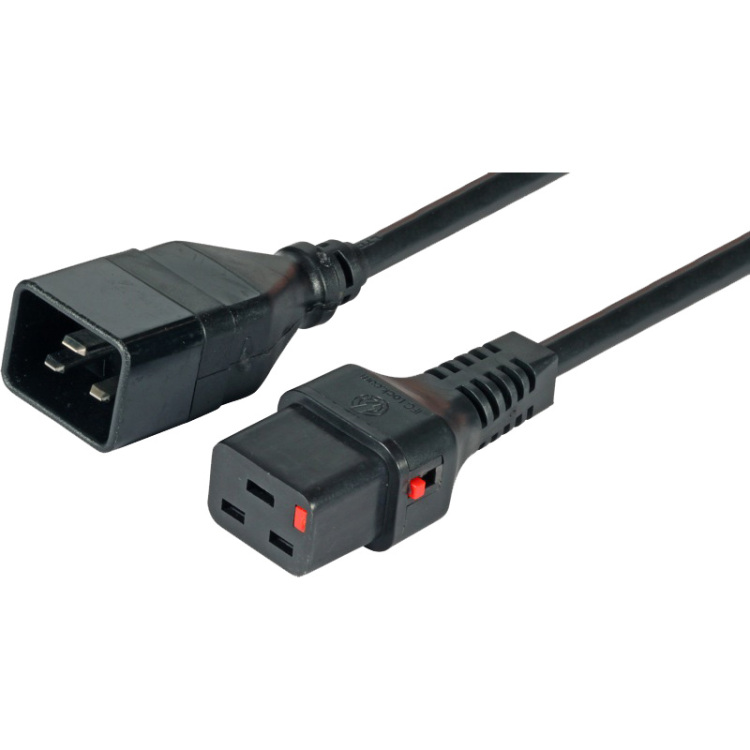 Diverse Voedingskabel C19-C20 IEC Lock kabel 1 meter