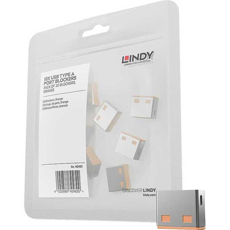Lindy USB Port Blocker diefstalbeveiliging 10-pack