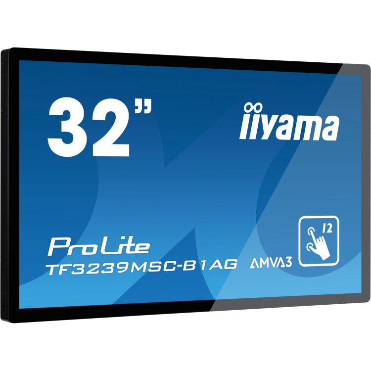 iiyama Prolite TF3239MSC-B1AG public display Touch, VGA, HDMI, DisplayPort, LAN, Audio