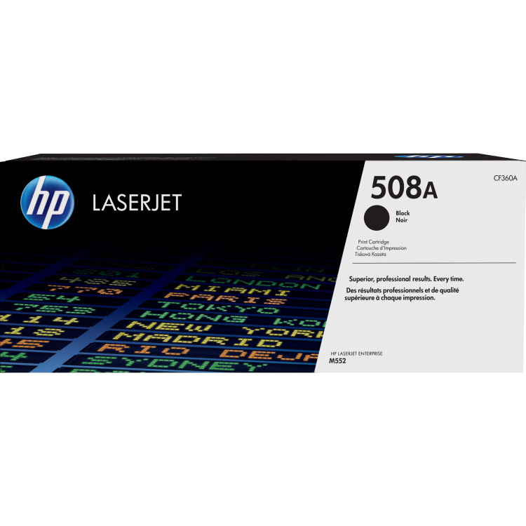 HP 508A zwarte LaserJet tonercartridge (CF360A) toner