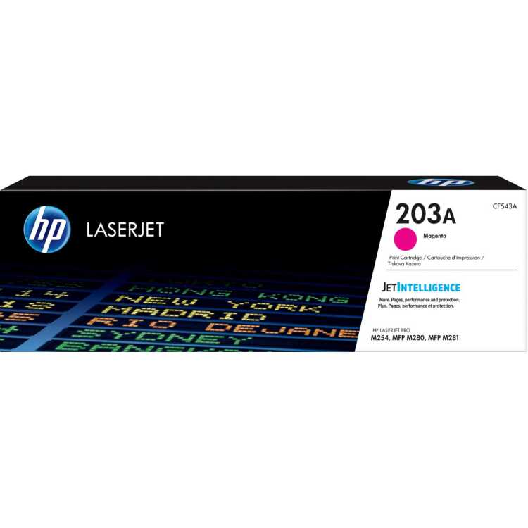 HP 203A magenta LaserJet tonercartridge (CF543A) toner