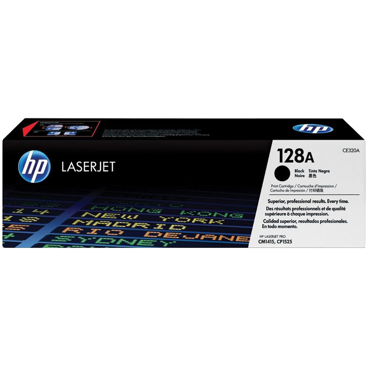 HP 128A zwarte LaserJet tonercartridge (CE320A) toner Zwart