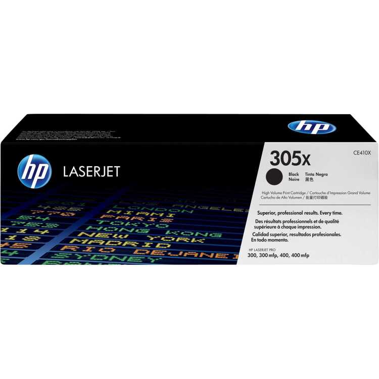 HP 305X zwarte LaserJet tonercartridge (CE410X) toner Zwart