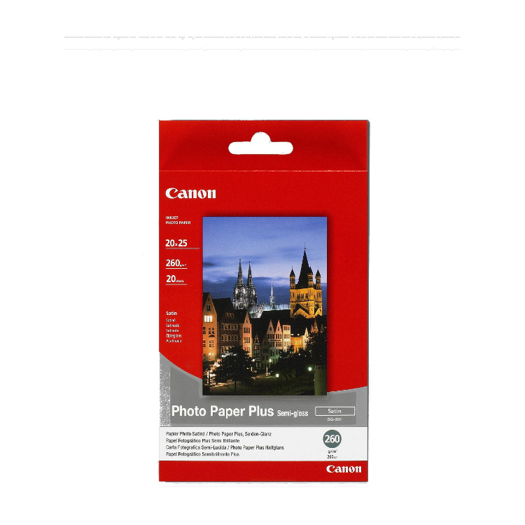 Canon Fotopapier Plus SG-201 (20x25) fotopapier 20x25 (20 vel), 260 g/qm