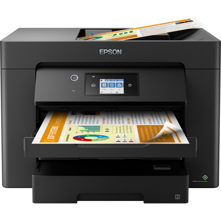 Epson WorkForce WF-7830DTWF all-in-one printer Scannen, Kopiëren, Faxen, LAN, Wi-Fi