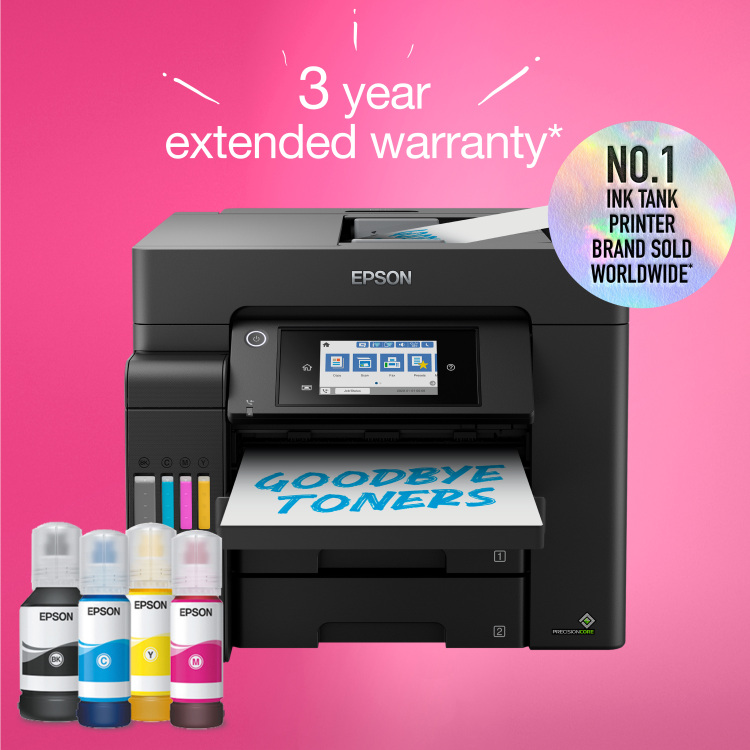 Epson EcoTank ET-5800 all-in-one printer Scannen, Kopiëren, Faxen, LAN, Wi-Fi