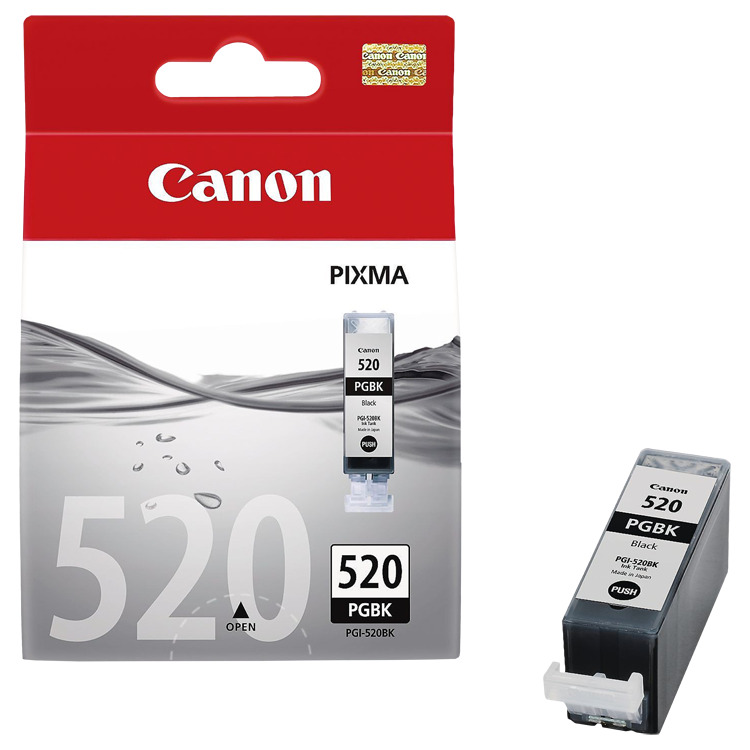 Canon Inkt - PGI-520BK inkt 2932B001, Zwart