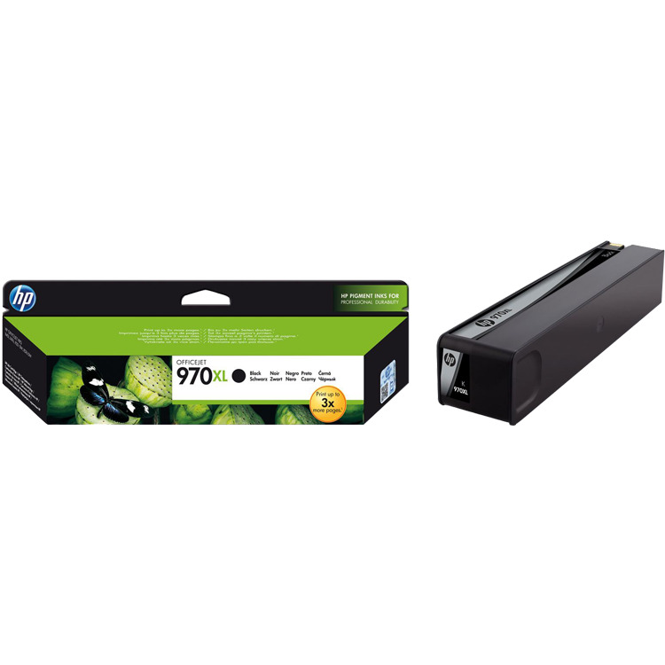 HP 970XL OfficeJet Cartridge inkt CN625AE, Zwart