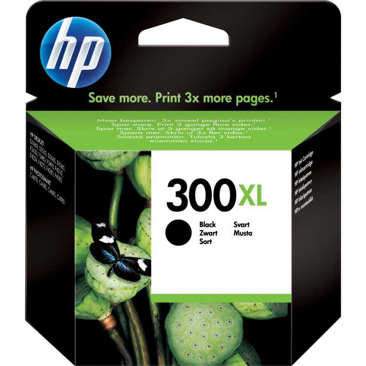 HP 300XL Inktcartridge inkt CC641EE, Zwart