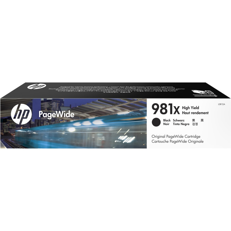 HP 981X Originele PageWide cartridge inkt L0R12A, High Yield, Zwart