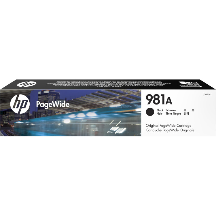 HP 981A Originele PageWide Cartridge inkt J3M71A, Zwart