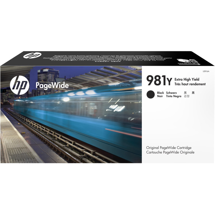 HP 981Y Originele PageWide cartridge inkt L0R16A, Extra High Yield, Zwart