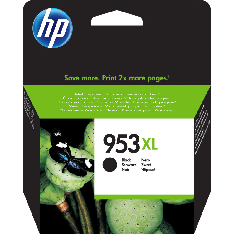 HP 953XL Inktcartridge inkt L0S70AE, XL, Zwart