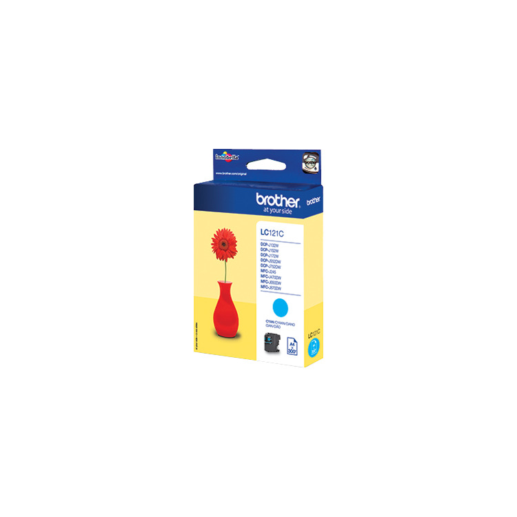 Brother Inkt - LC-121C inkt Cyaan