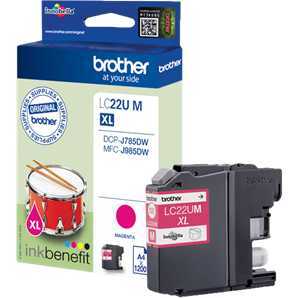 Brother Originele LC-22UM magenta inktcartridge inkt Magenta