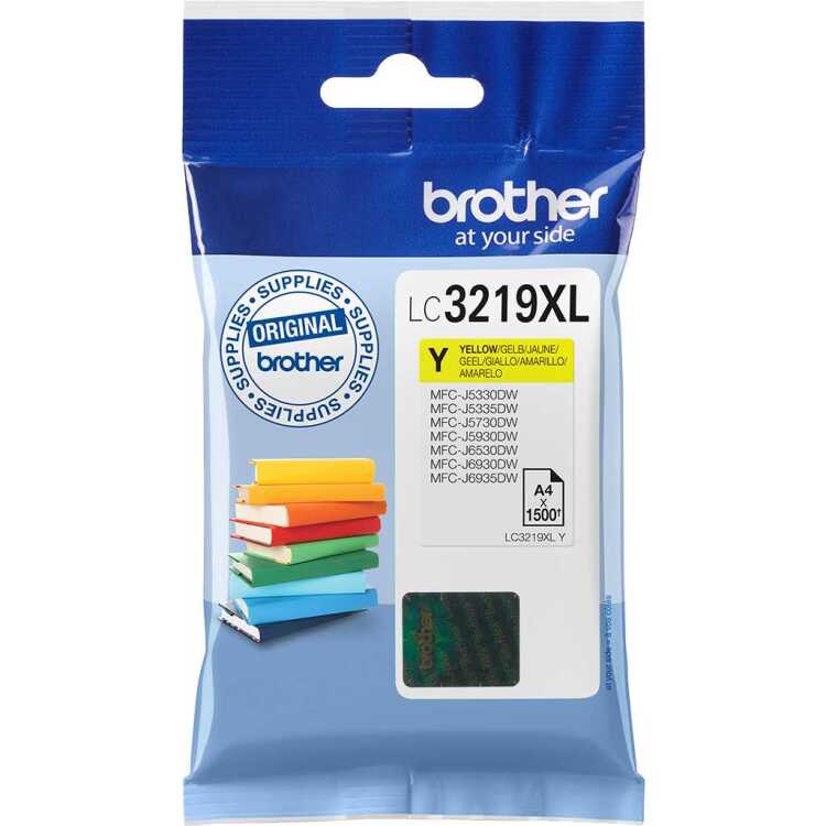 Brother Originele LC-3219XLY gele inktcartridge inkt