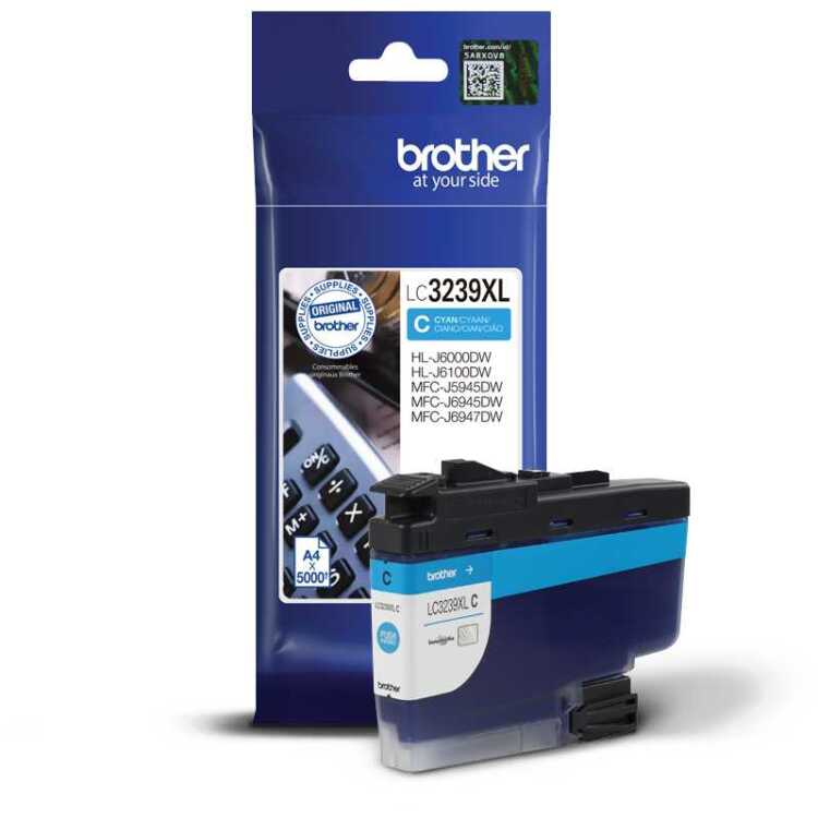 Brother Originele LC-3239XLC cyaan inktcartridge inkt