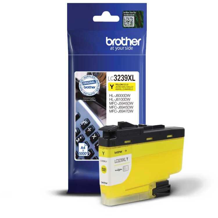 Brother LC-3239XLY Geel inkt