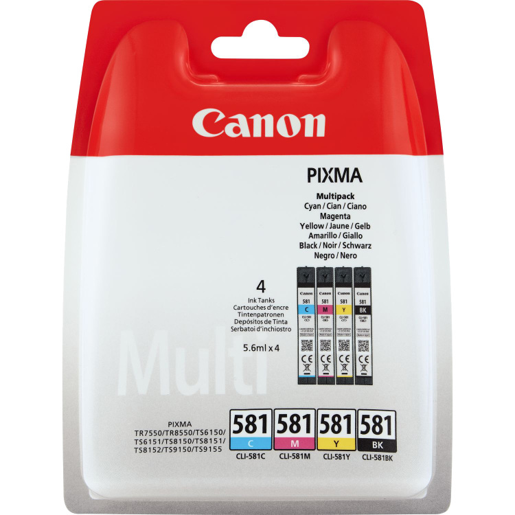 Canon CLI-581CMYBK Multipack inkt