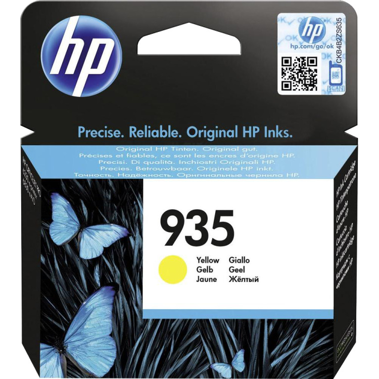 HP 935 Inktcartridge inkt C2P22AE, Geel