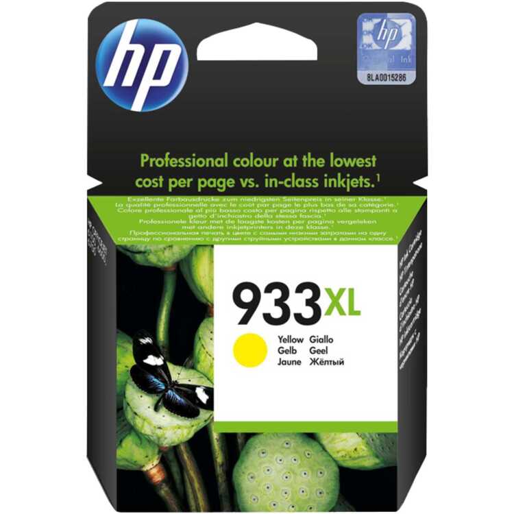 HP 933XL Officejet Inktcartridge inkt CN056AE, XL, Geel
