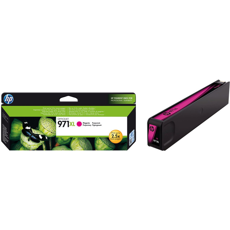 HP 971XL OfficeJet Cartridge inkt CN627AE, XL, Magenta