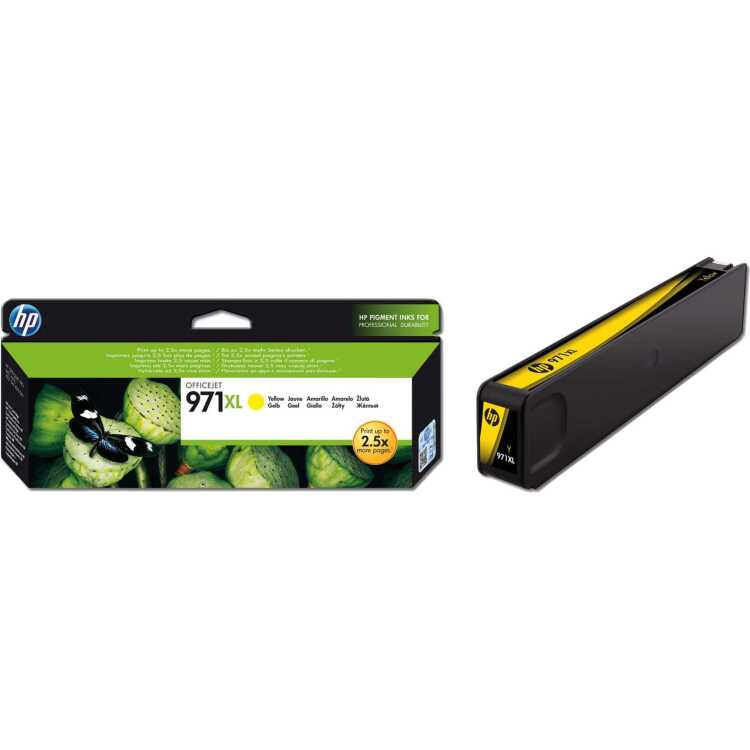 HP 971XL OfficeJet Cartridge inkt CN628AE, XL, Geel