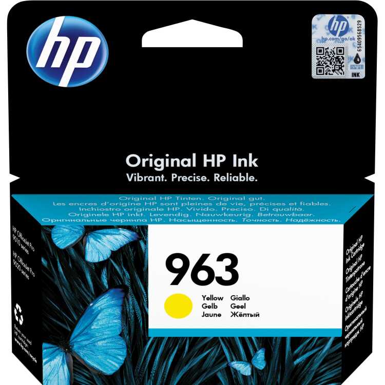 HP 963 geel inktcartridge inkt 3JA25AE