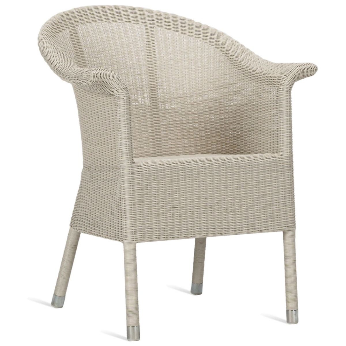 Vincent Sheppard Kenzo Dining Chair– Wicker Tuinstoel – Old Lace – Aluminium Frame
