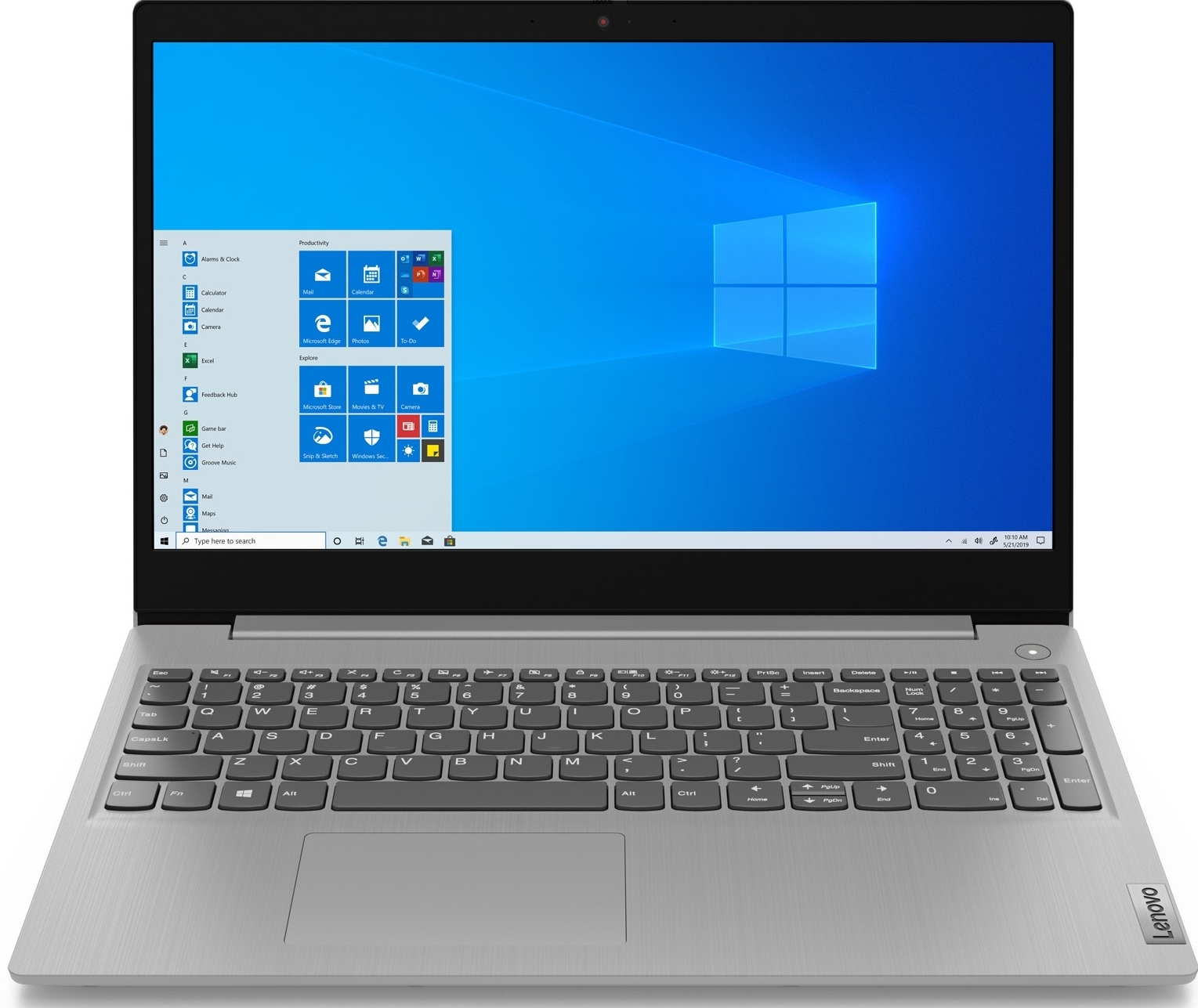 IdeaPad 3 15ADA05 - Laptop - Ryzen 3 3250U - 8 GB RAM - 512 GB - Windows 10 Home - Platinumgrijs