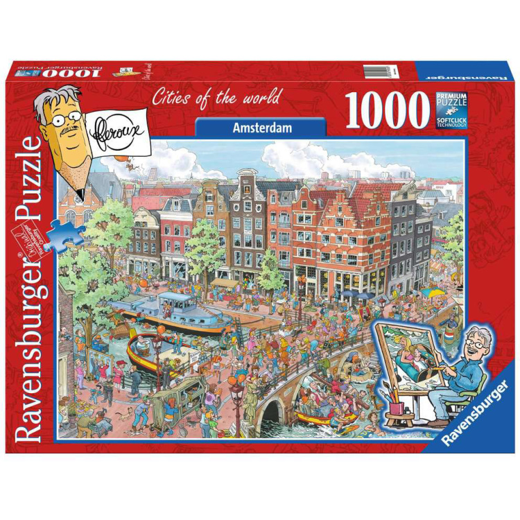 Ravensburger Fleroux - Amsterdam, cities of the world 1000 stukjes