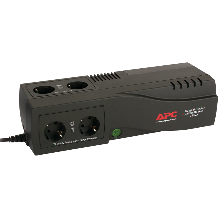 APC Back-UPS 325VA noodstroomvoeding ups 4x schuko uitgang, BE325-GR