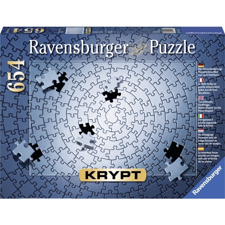 Ravensburger KRYPT puzzel - Silver 654 stukjes