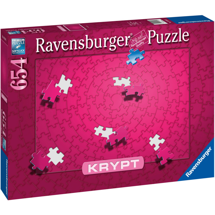Ravensburger KRYPT puzzel - Pink 654 stukjes