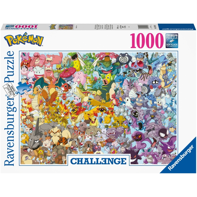 Ravensburger Pokémon - challenge puzzel 1000 stukjes