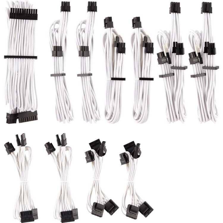 Corsair Premium Individually Sleeved PSU Pro Kit Type 4 Gen 4 kabel 20-delig